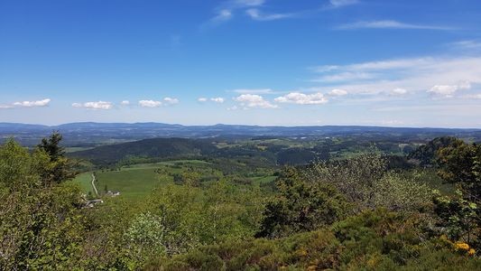 Panorama depuis le sommet du suc les ollieres