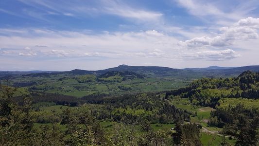 panorama depuis le sommet du suc les ollieres